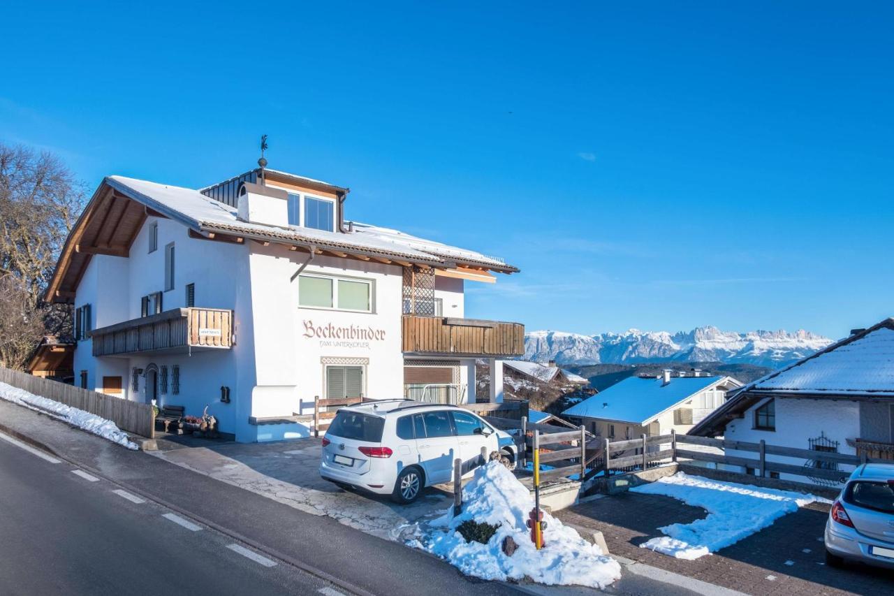 Beckenbinder Apartement Rosengarten San Genesio Atesino Exteriör bild
